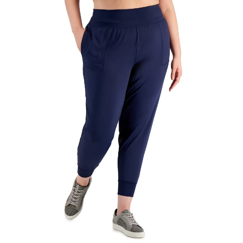 Id Ideology Women's Jogger Pants Blue Size 1X