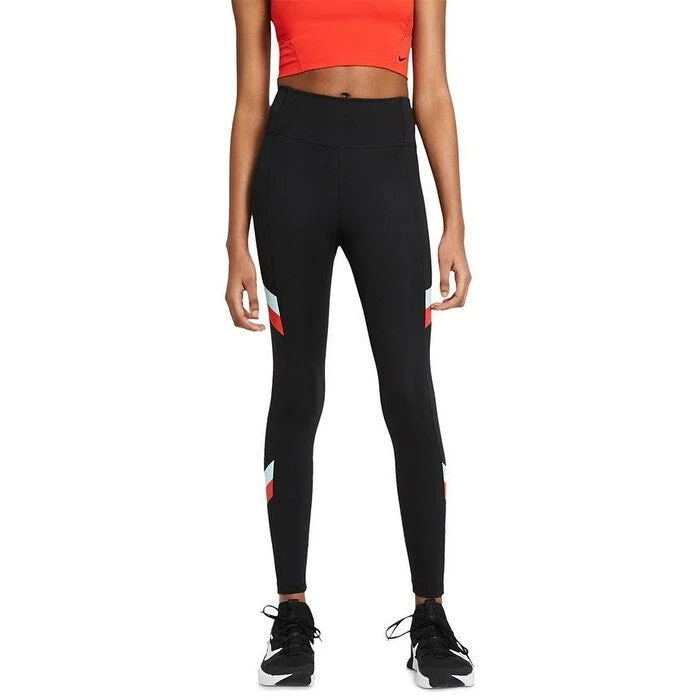 Nike Women's Colorblocked 7/8 Tights Black Size Small