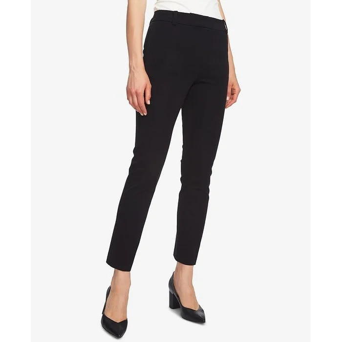 1.STATE Women's High Rise Slim Pants Black