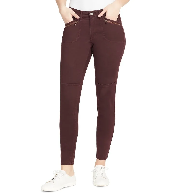 William Rast Women's Jane Cargo Skinny Pants Wine - 25