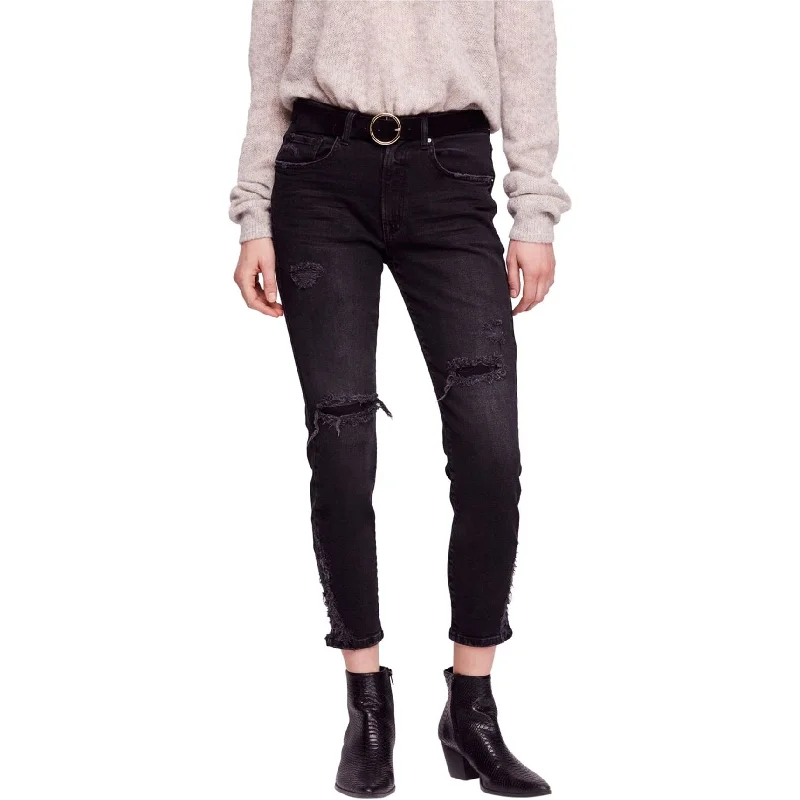 Free People Womens About A Girl Hr Skinny Fit Jeans