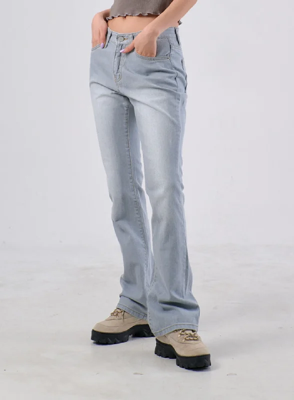 Low Rise Bootcut Pants IA305