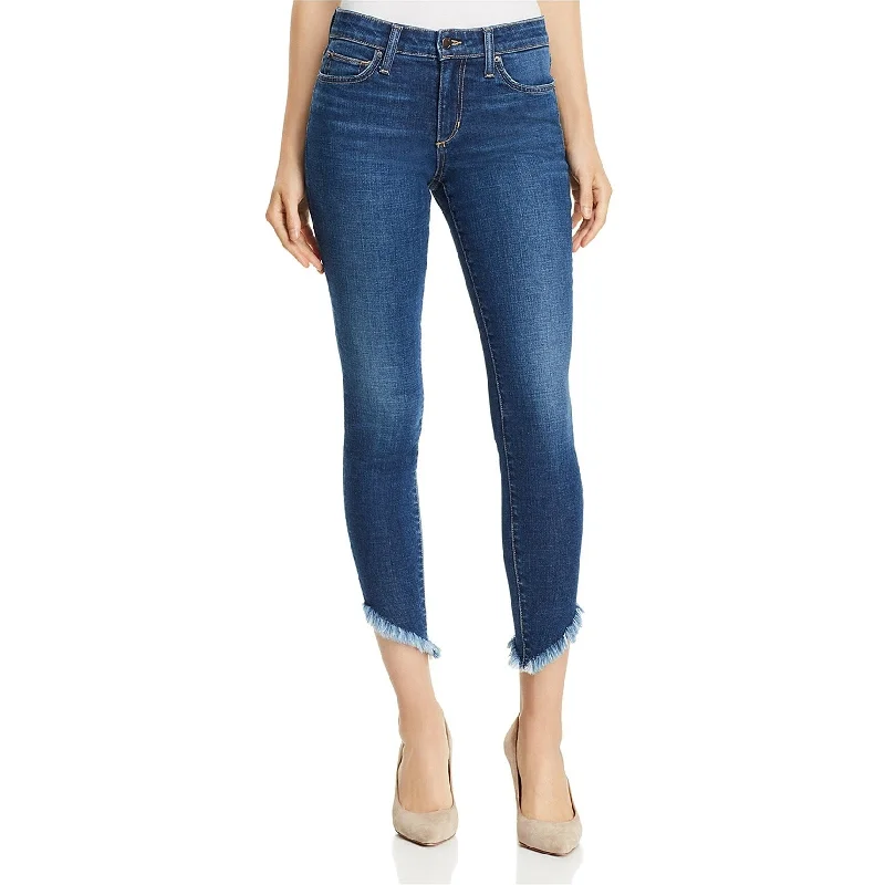 Joe's Womens The Icon Diagonal Hem Skinny Fit Jeans