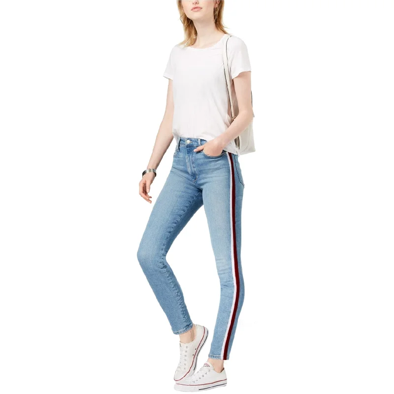 Joe's Womens Charlie Velvet Stripe Skinny Fit Jeans