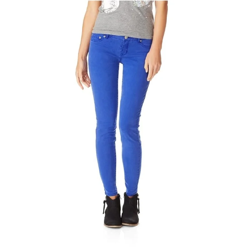 Aeropostale Womens Lola Jegging Skinny Fit Jeans, Blue, 4