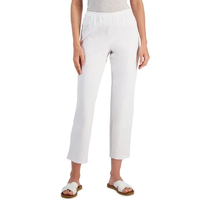 Eileen Fisher Women's Organic Slim Fit Ankle Pants White Size X-Small