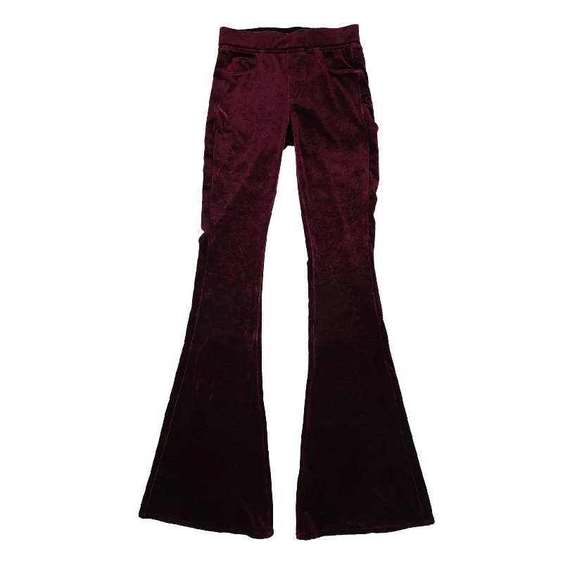 [Blank NYC] Womens The Waverly Casual Wide Leg Pants, Red, 24