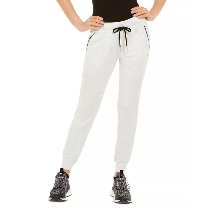 Calvin Klein Women's Sweatpants Active Wear Jogger Pants White Size Large