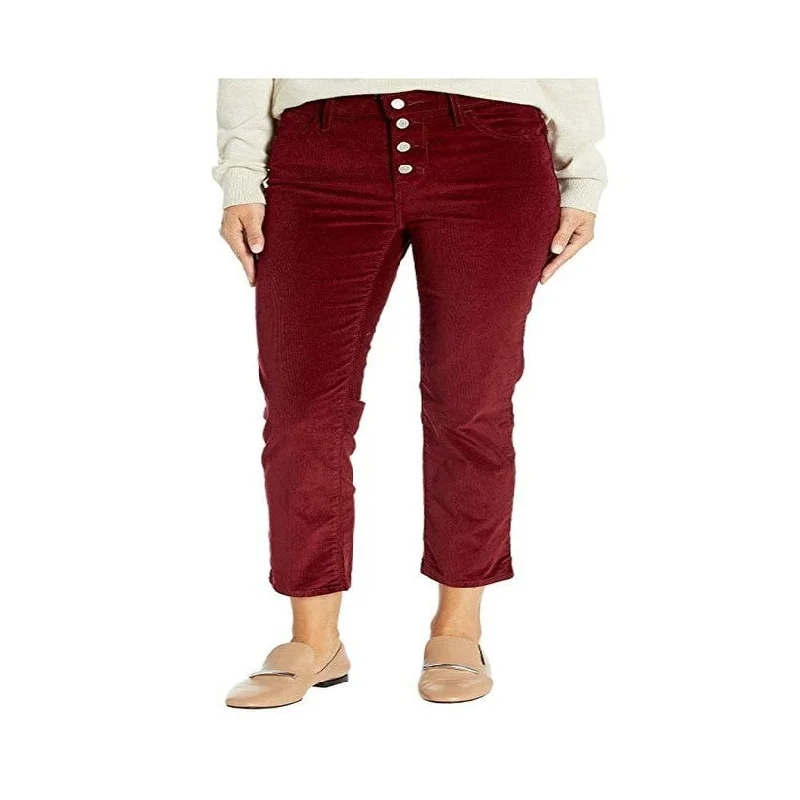 Levi's Women's High Rise Button Fly Corduroy Pants Red Size 0-W25 - 25