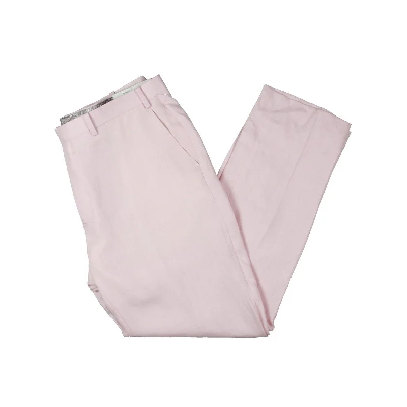 Ralph Lauren Women's Plus Shaping Casual Pants Pink Size 38X32