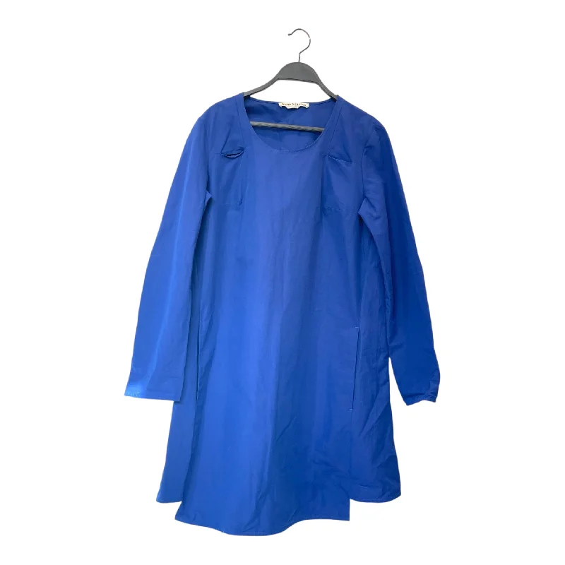 Acne Studios/SS Dress/S/Cotton/BLU/ACNE STUDIOS SS DRESS ROYAL BL