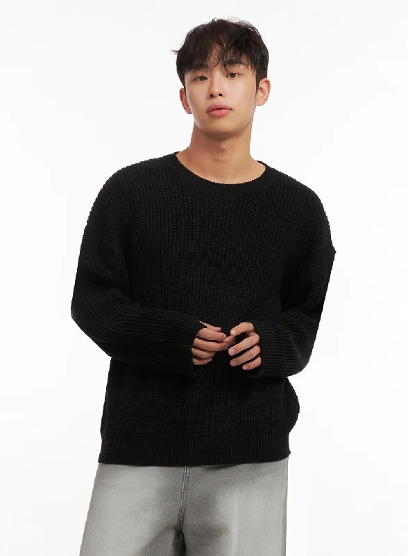 Men's Long-Sleeve Knit Sweater ID431