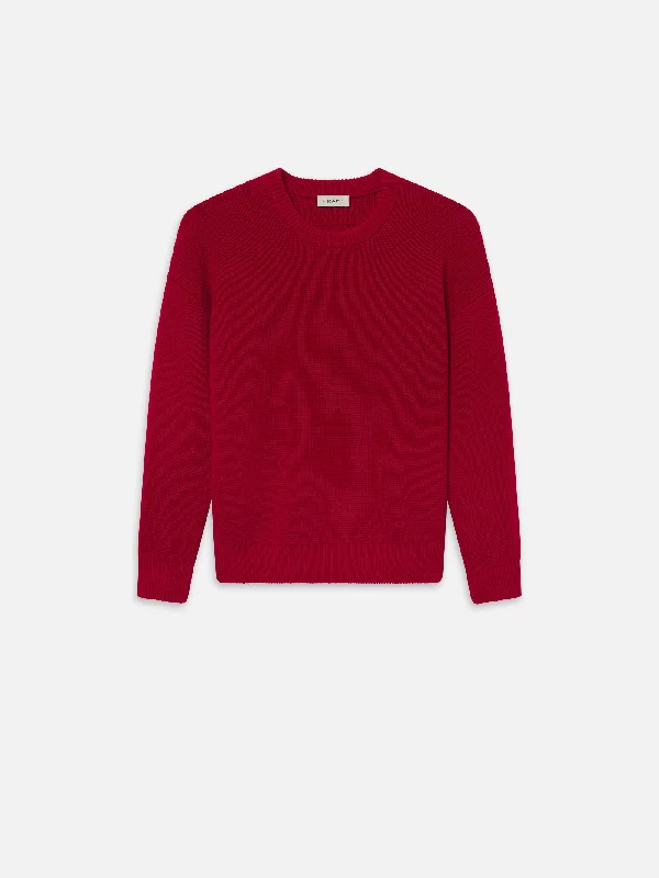 Chunky Sweater -- Spring Red