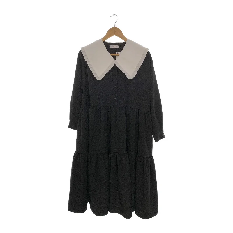 unminou/LS Dress/FREE/Black/Polyester/EE09601