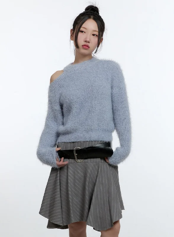 Shoulder Cut-Out Sweater CD423