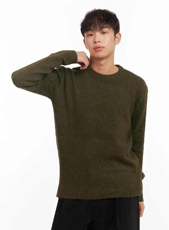 Men's Knitted Long-Sleeve Sweater ID427