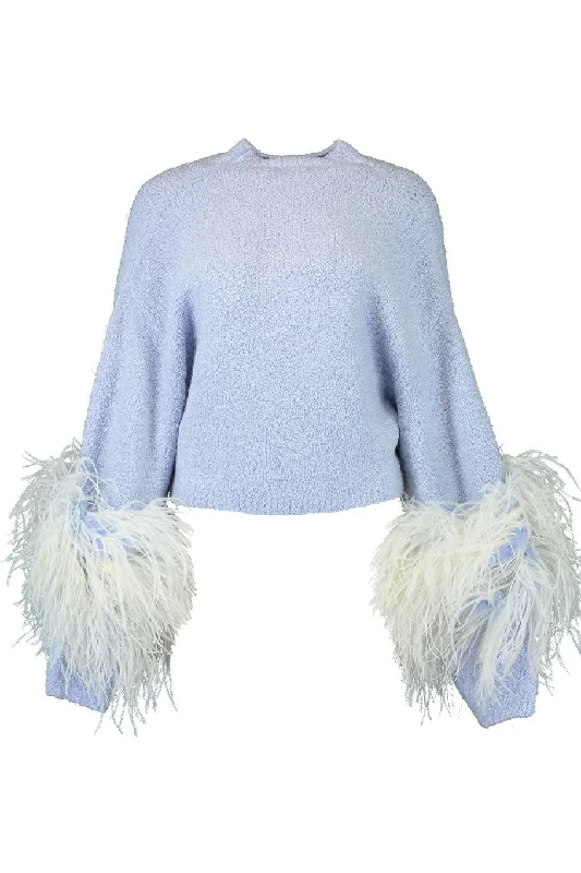 Ostrich Feather Sweater