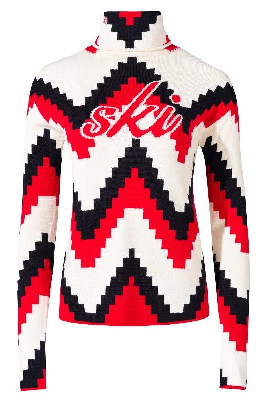 Chevron Sweater - Red