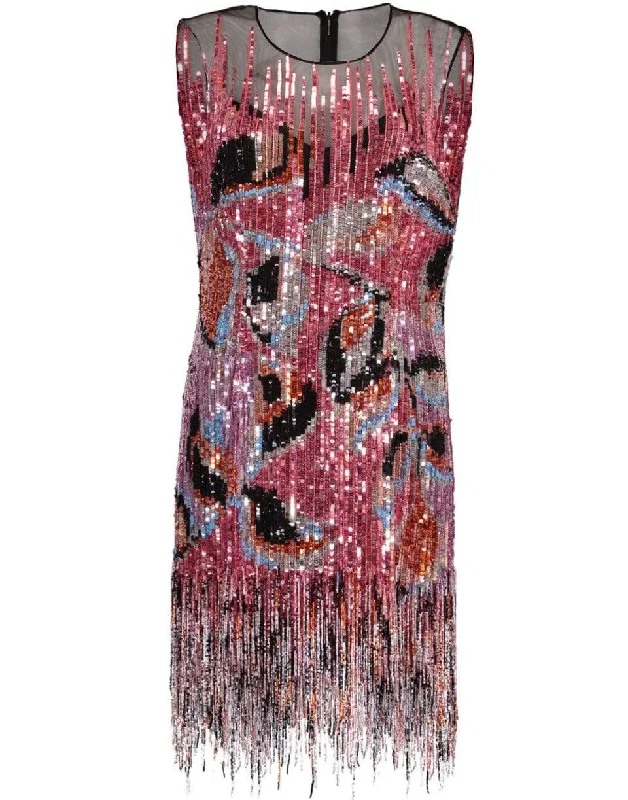 Beaded Shift Dress