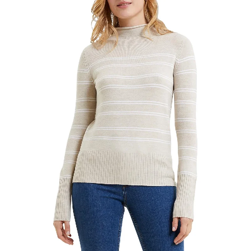 French Connection Womens Fitted Funnel Neck Pullover Sweater