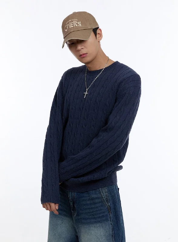 Men's Cable Knit Sweater IG427