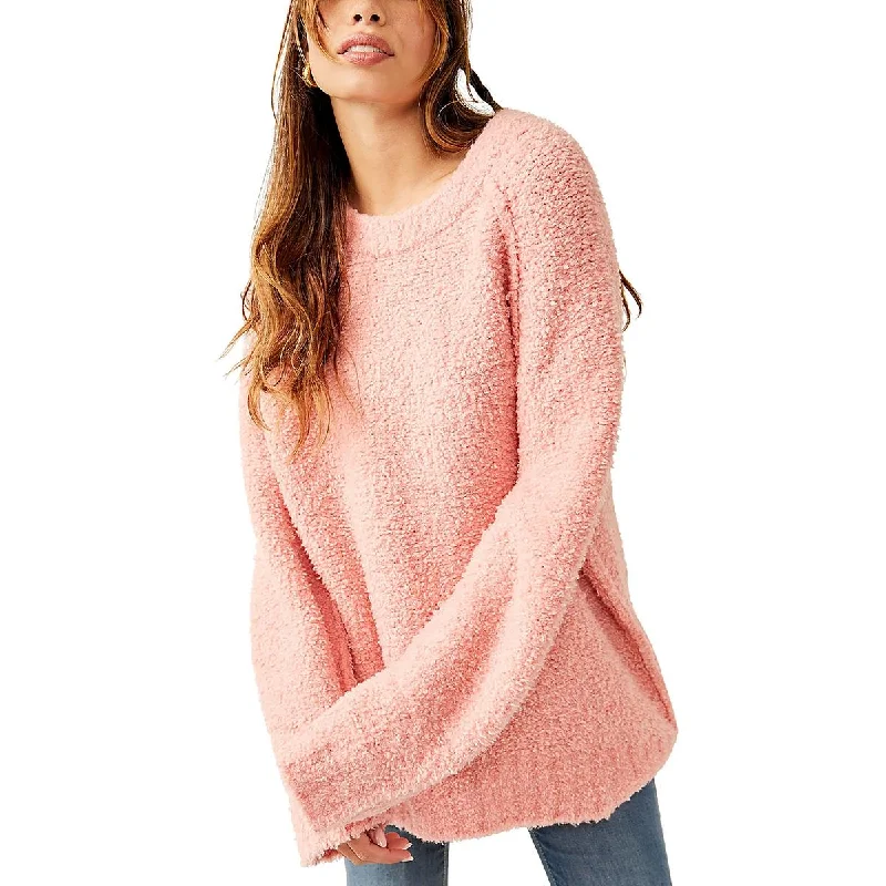 Free People Womens   Textured  Pullover Sweater