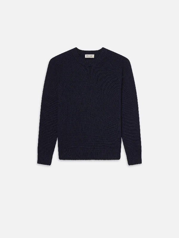 Cashmere Crewneck Sweater -- Navy