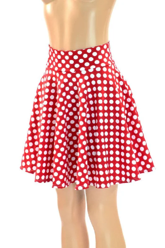 Polka Dot Minnie Skater Skirt