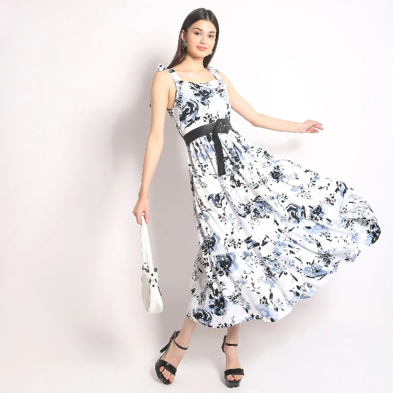 Regular Fit Printed Dress