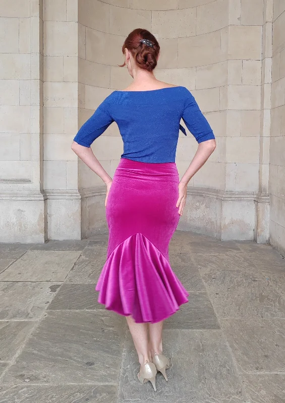 ALLEGRA Tango  Velvet skirt