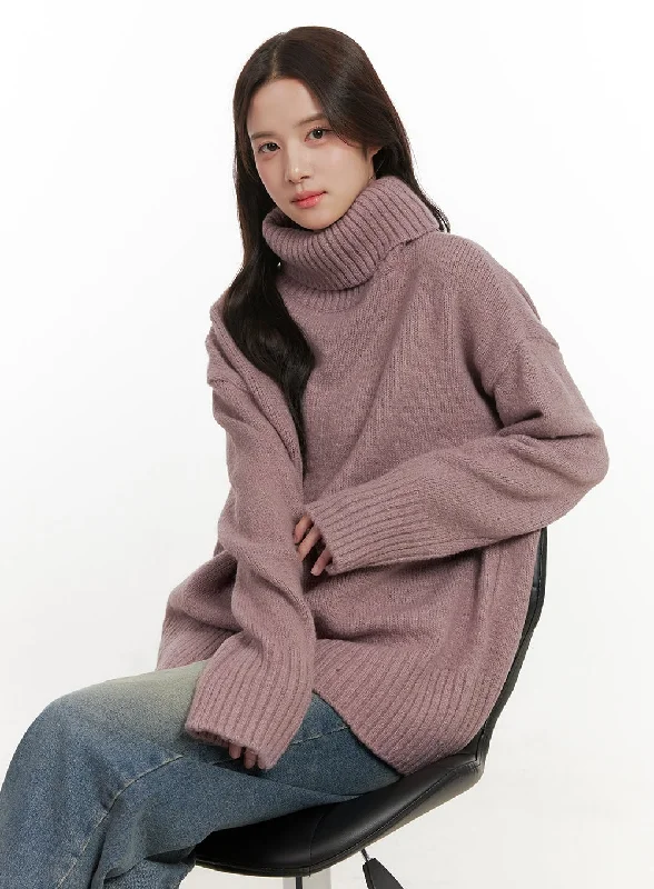 CozyChic Turtle-Neck Sweater ON429