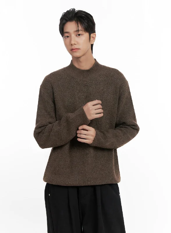 Men's Soft Knit Solid Sweater ID406