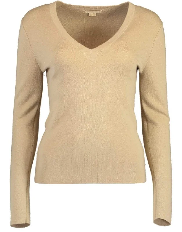 Super Cashmere Long Sleeve V-Neck Sweater