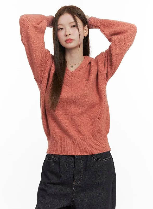 Cozy V-Neck Sweater OD417