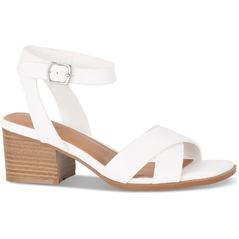 Style & Co. Womens SHELBYY Ankle strap Dressy Block Heel