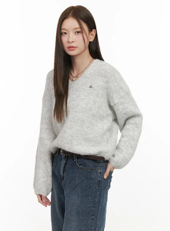 Warm V-Neck Sweater OD412