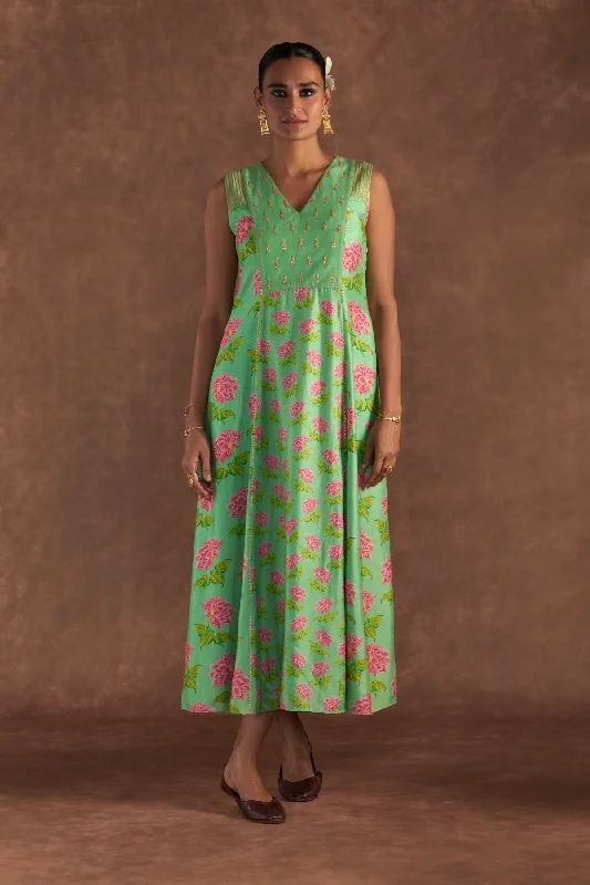 Sea Green Grace Kurta Dress