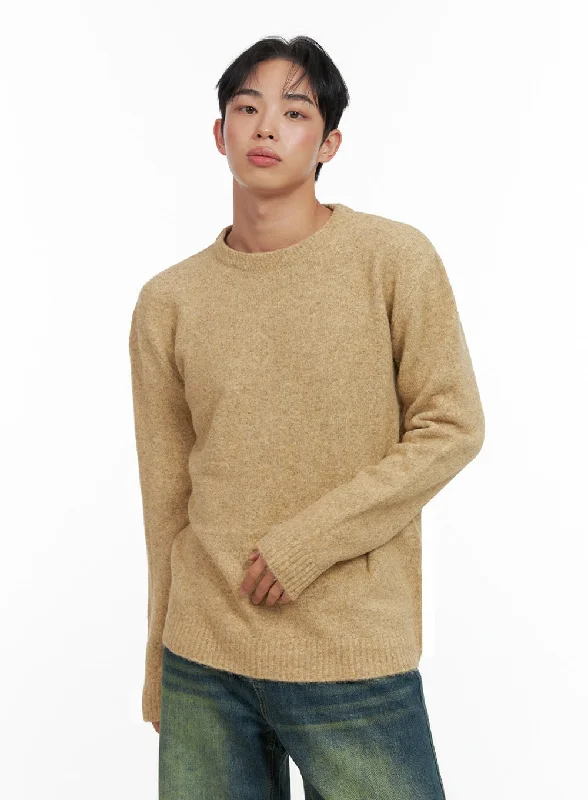 Men's Classic Round Neck Sweater IN426