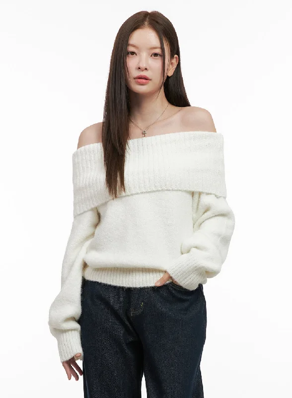 Chic Off-Shoulder Sweater OD412