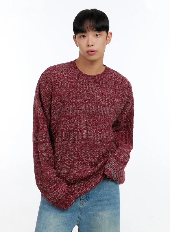 Men's Cozy Round Neck Sweater IG416