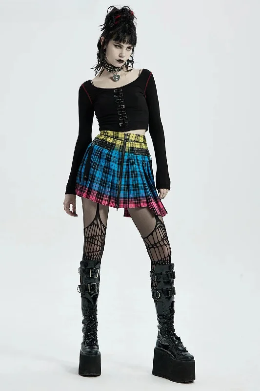 Women's Daily Hollowing Out & Mesh Liner Sexy Denim Design Women Clothes Black Mini Skirt