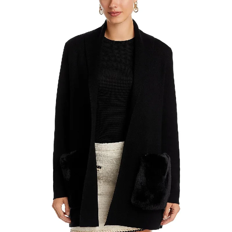 Kobi Halperin Womens Wool Blend Long Sleeves Cardigan Sweater