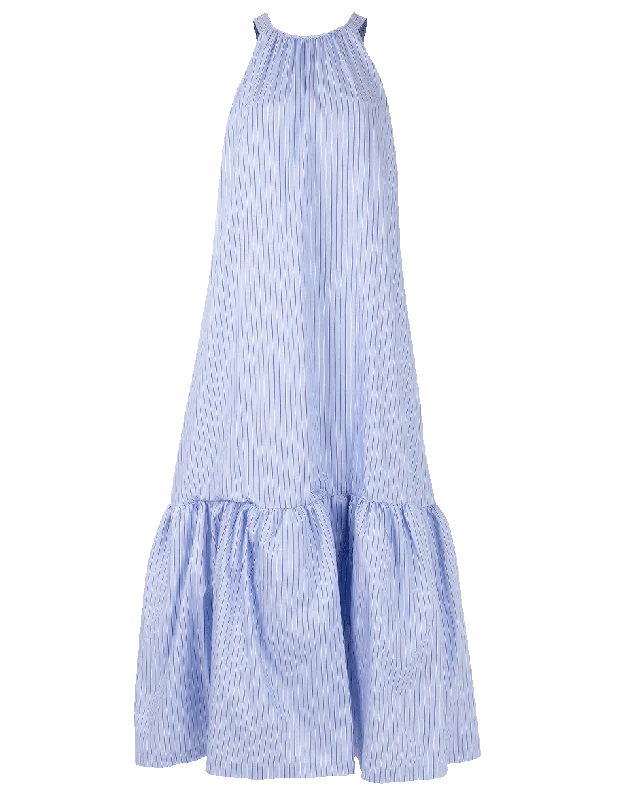 Long Striped Tent Dress