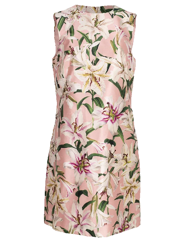 Lily Print A-Line Shift Dress